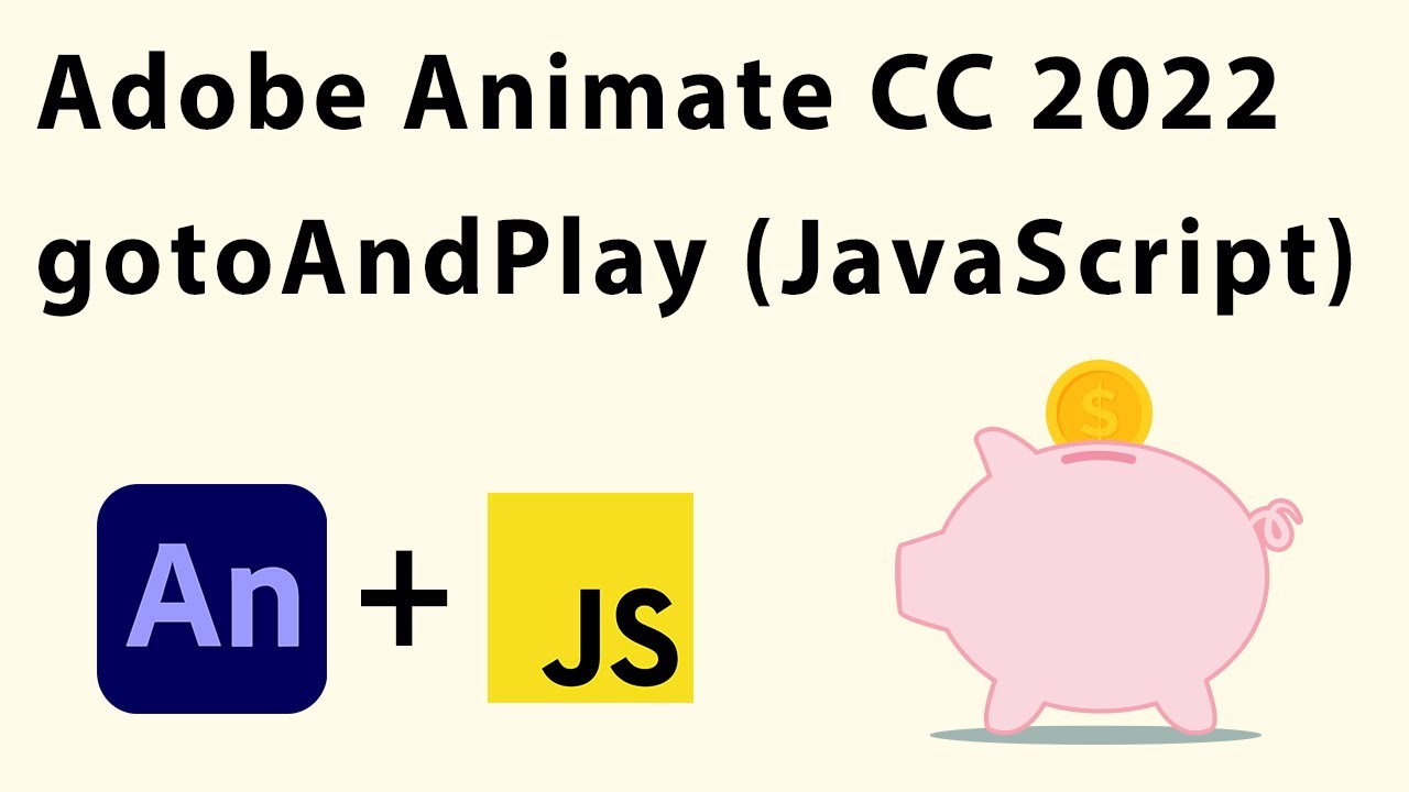 Adobe Animate CC 2022 TUTORIAL - gotoAndPlay - HTML5 banner  -  JavaScript
