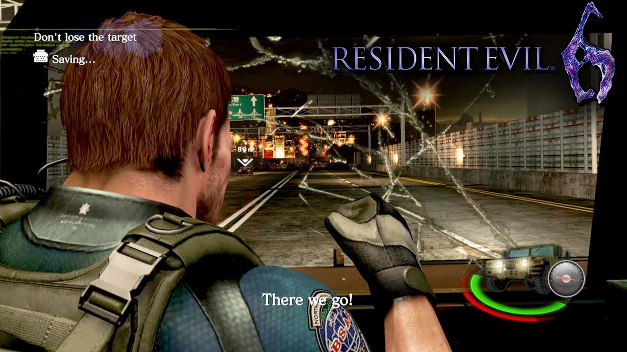 Resident Evil 6 - Chris RedField Vs Ada Wong Car Chase in China 1080p 60fps
