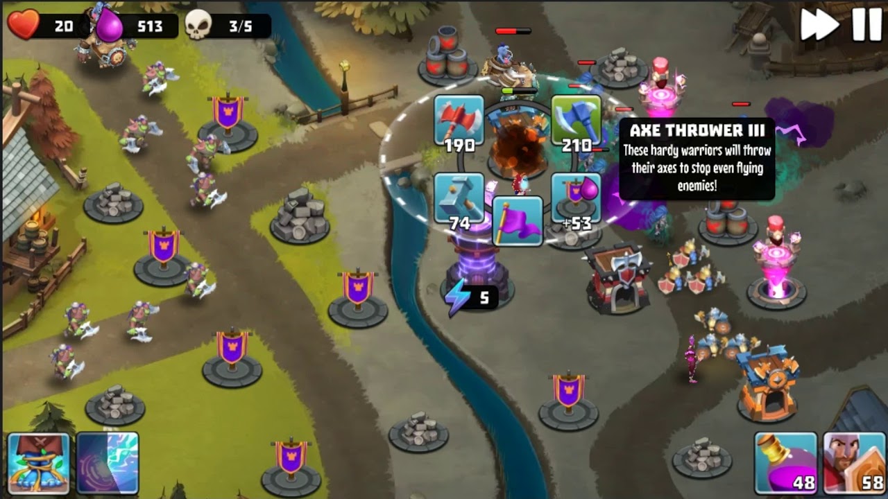 Castle Creeps TD - Chapter 25 Level 97 Light To Dark 3 Stars (Without Sentinel)