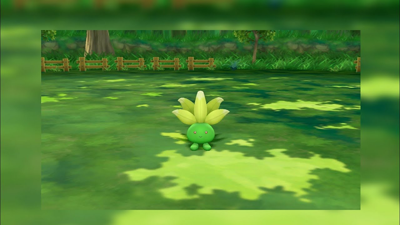 Shiny Oddish in Pok&eacute;mon Let's Go Pikachu shiny hunt