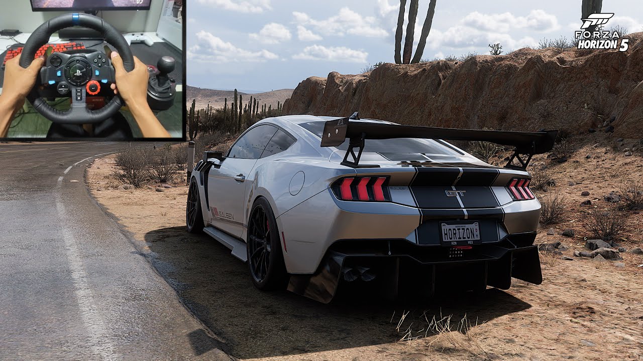 Ford Mustang GT 2024 (1841HP) - ForzaHorizon5 - Logitech G29 Steering Wheel gameplay