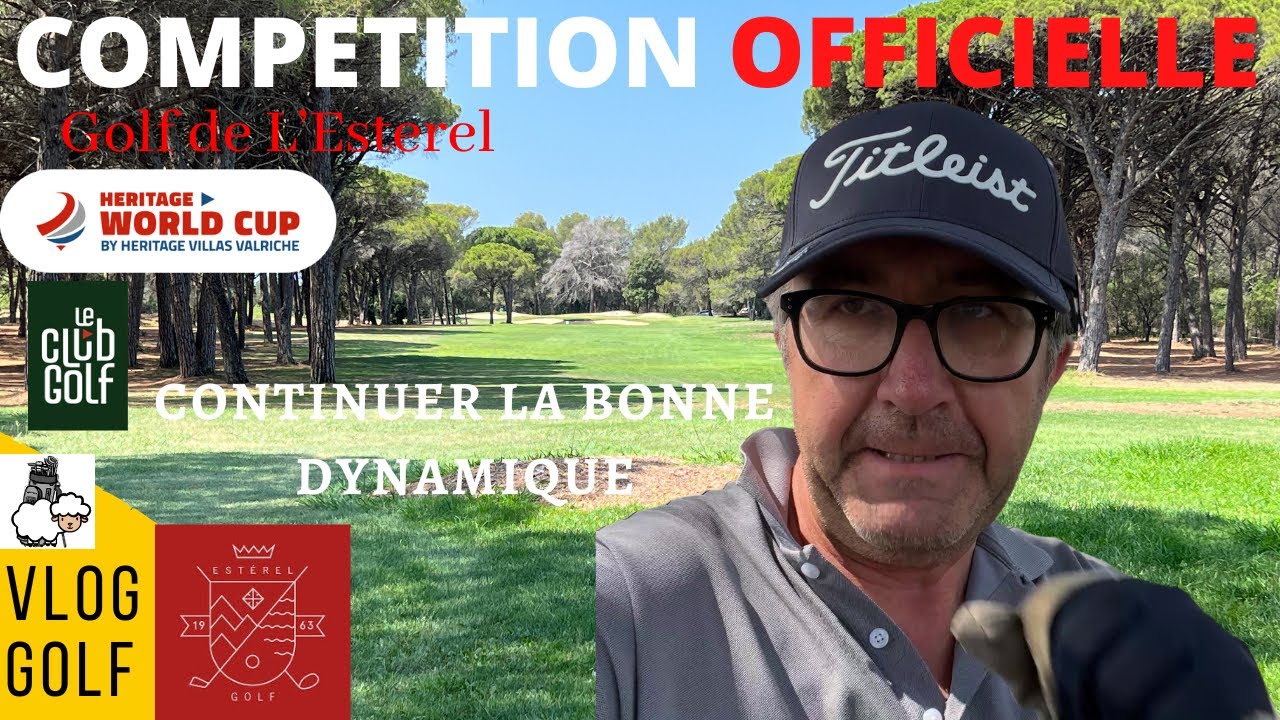 COMPETITION OFFICIELLE au golf de l'Esterel : garder la bonne dynamique...#leclubgolf