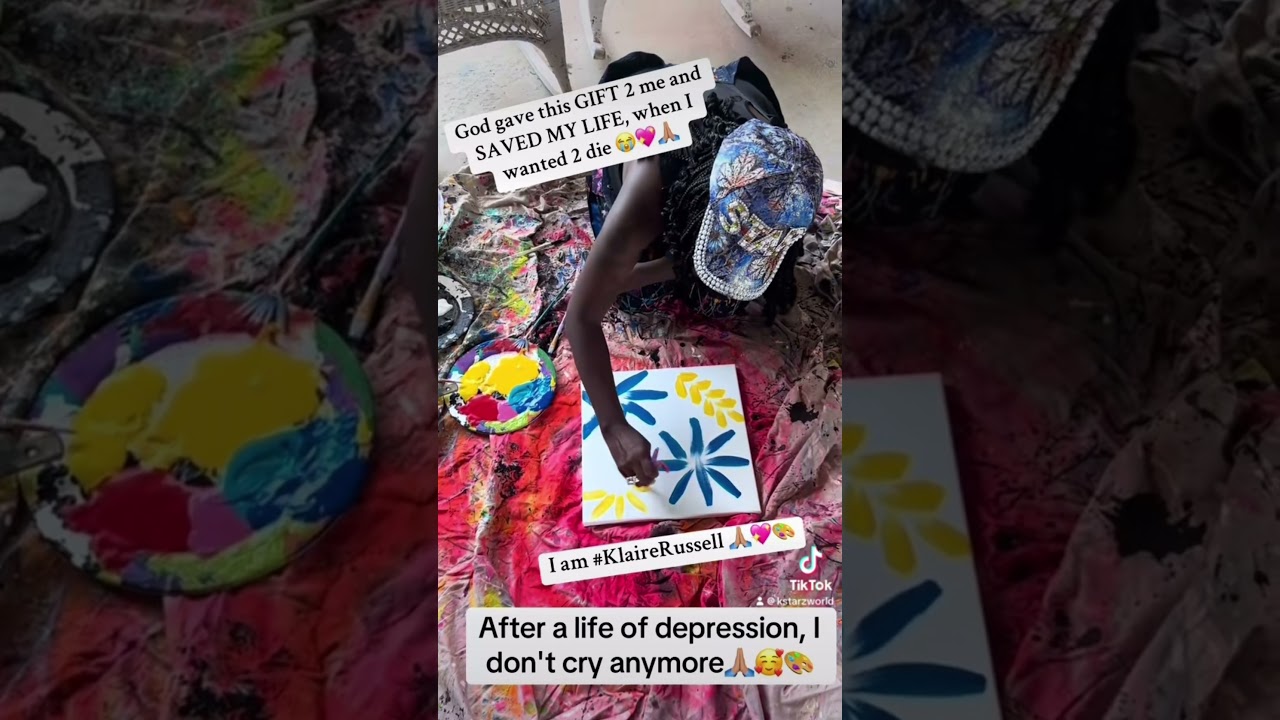 Depression can't hold me back #fyptiktok #museumofart #speedart #speedartist #toledo