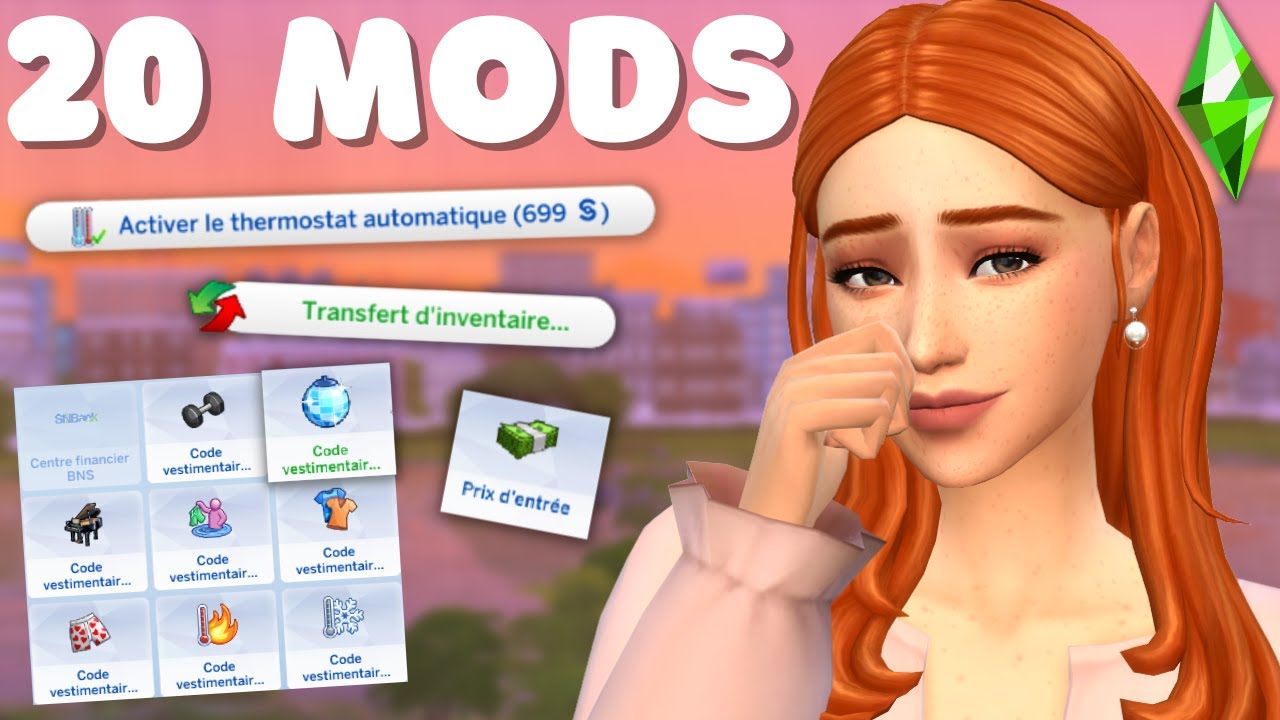 20 petits MODS pratiques pour moins de bugs et plus de réalisme ! || Mods Sims 4 ✨