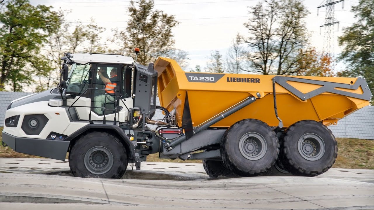 Next Gen Liebherr Trucks on Test Track