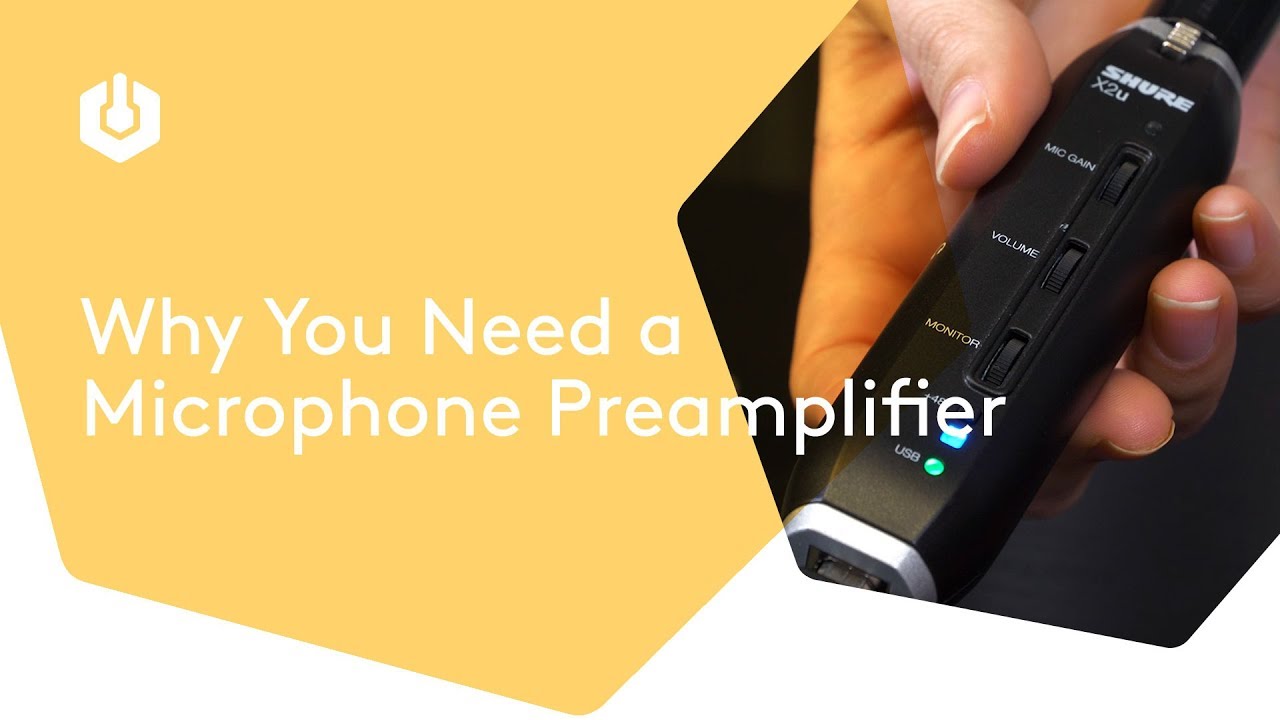 Why You Need a Microphone Preamplifier