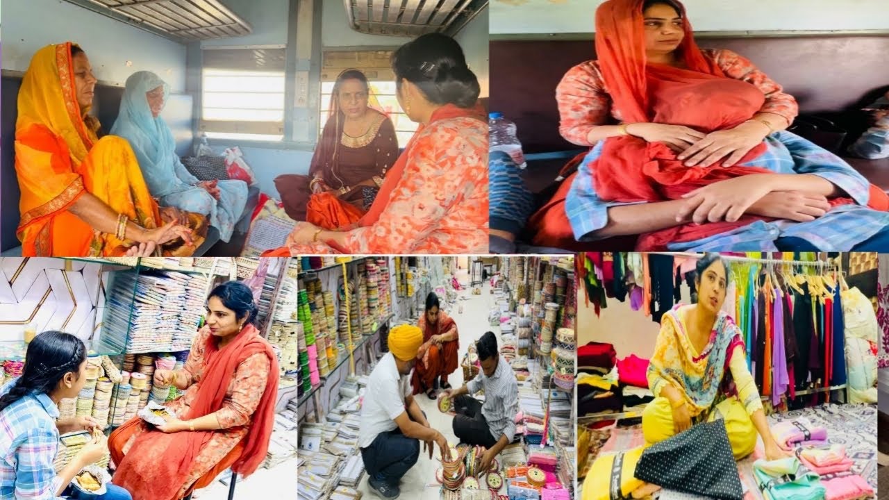 ਲੁਧਿਆਣੇ ਤੋਂ ਕੀਤੀ ਬਹੁਤ ਸਾਰੀ ਸੌਪਿੰਗ | Ludhiana Whole sale market and lace center | Pind Punjab de