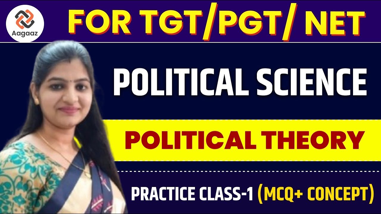 TGT | PGT | NET Exam 2025 | Political Science MCQ -1 | Political Science Concept | Payal Mam