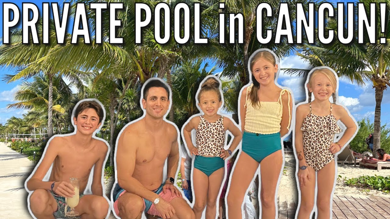 We Have a Private Pool in our Hotel Room! | All You Can Eat Food & Drinks in Cancun Mexico!