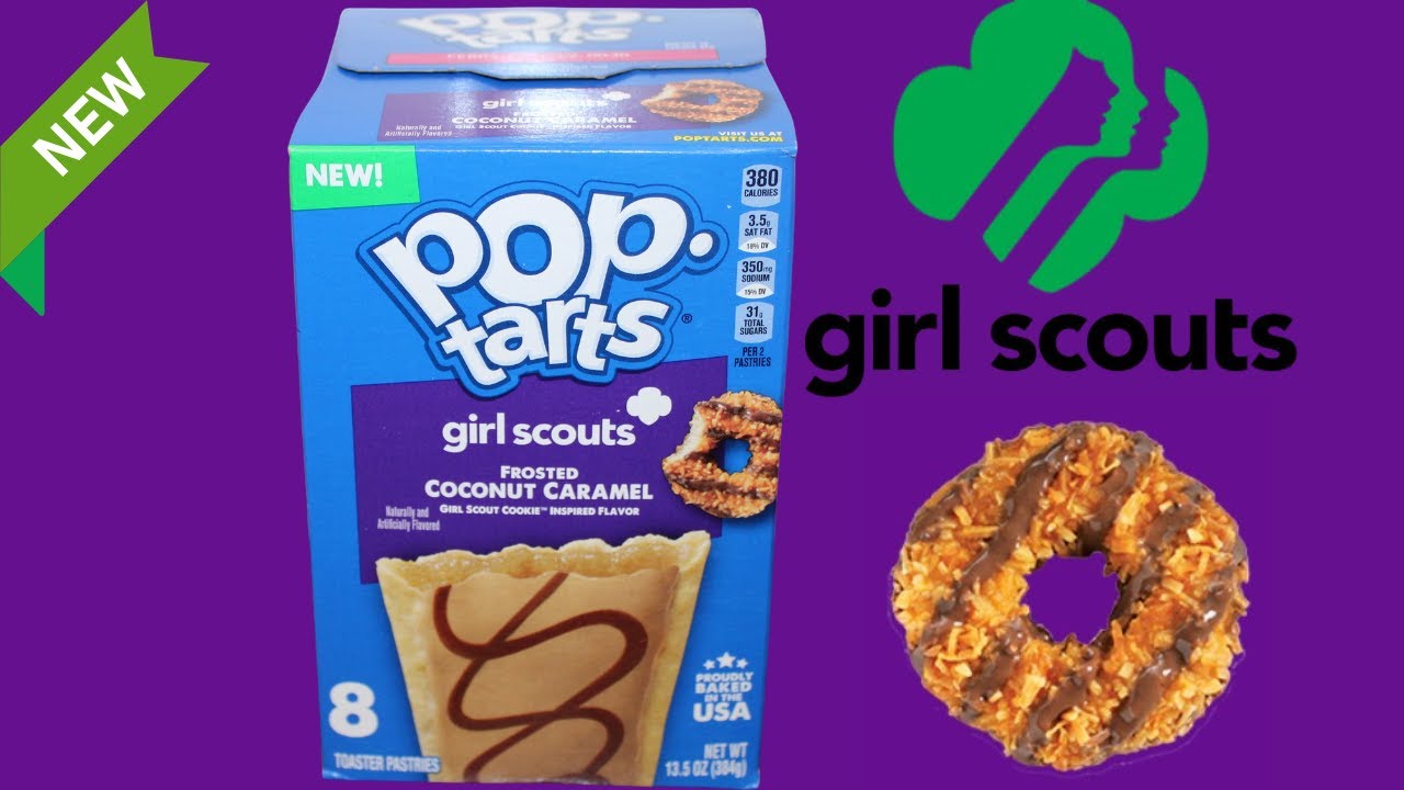 Pop Tarts Girl Scouts Frosted Coconut Caramel INSPIRED Flavor Review