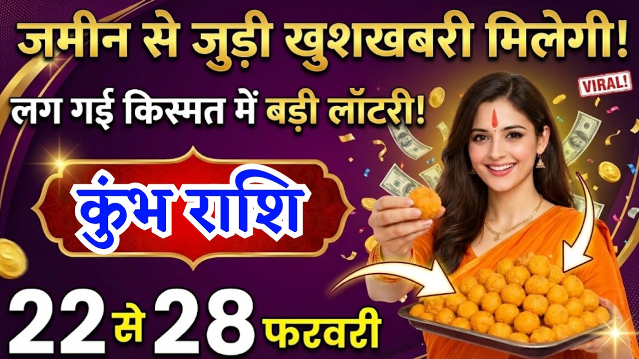 22 से 28 फरवरी, कुंभ राशि वालों जमीन से जुड़ी बड़ी खुशखबरी मिलेगी, Kumbh Rashi