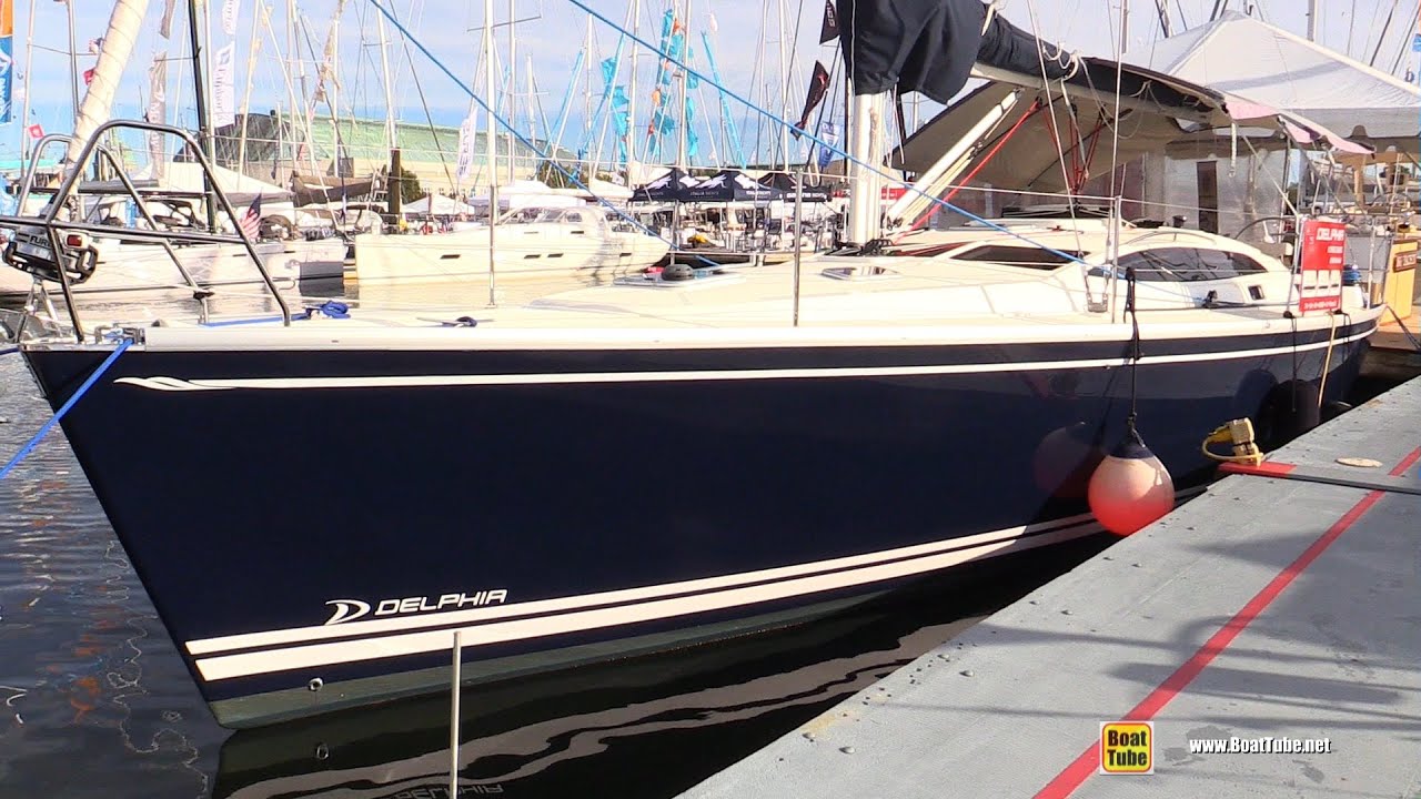 2015 Delphia 40.3 Sailing Yacht - Deck and interior Walkaround - 2015 Annapolis Sail Boat Show