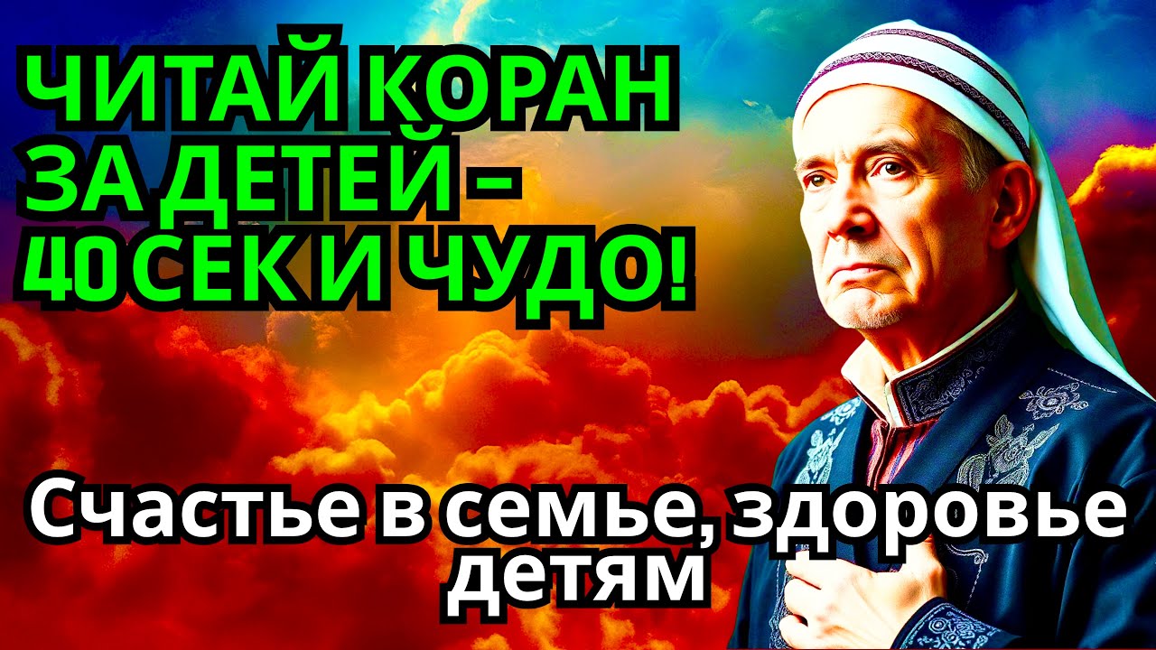 🔑 Молитва за детей и внуков – ду’а Коран поможет изменить жизнь