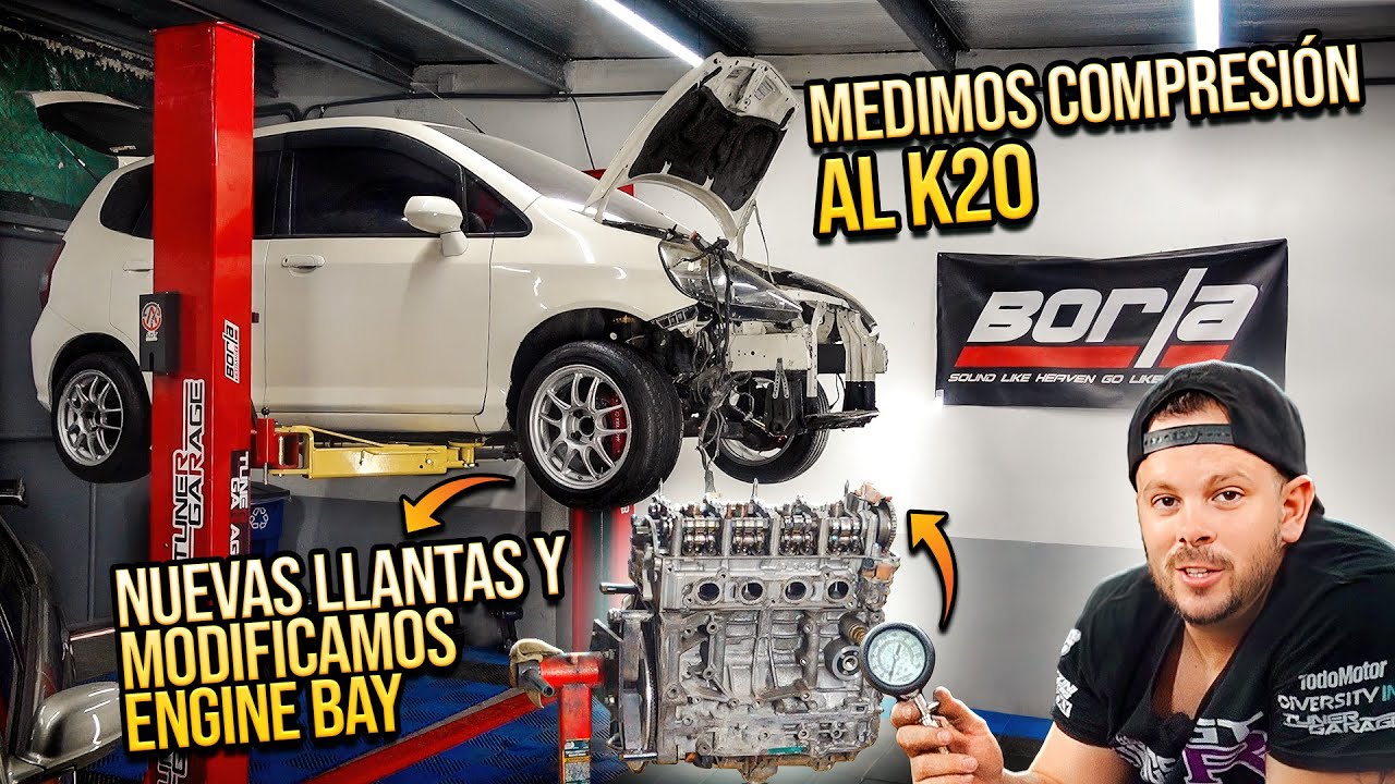 Honda Fit JDM K-Swap EP.4 - DESARMAMOS EL K20 y lo Dejamos Listo para PINTAR.