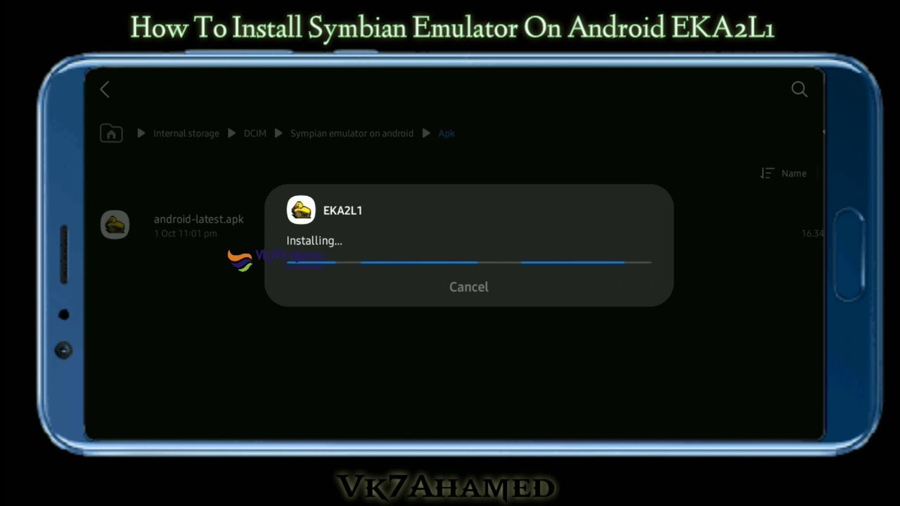 How To Install Symbian Emulator On Android EKA2L1 || Vk7pros || Exagear Windows Emulator || EKA2L1