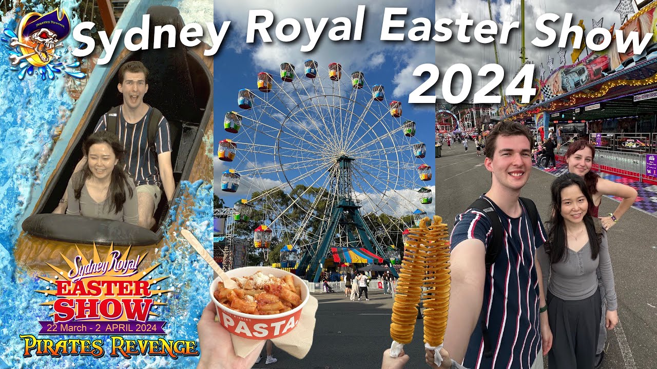 Sydney Royal Easter Show 2024 VLOG | Rides, Food, Art and more!