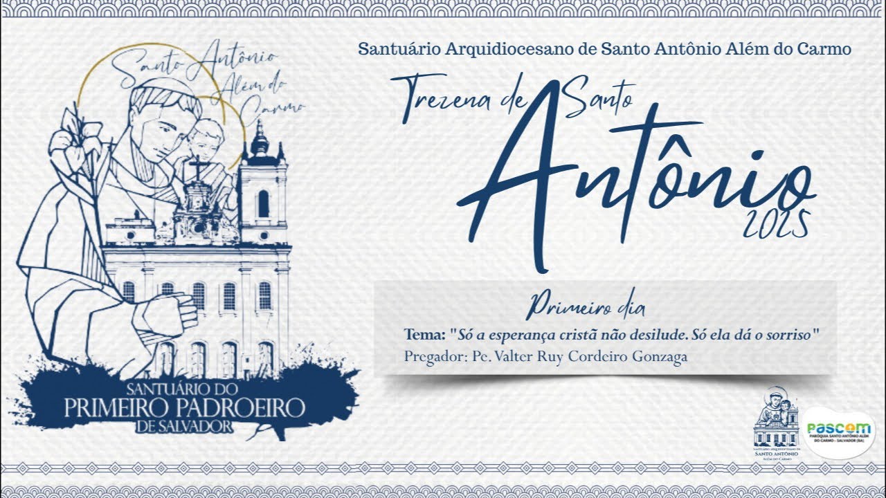 1° dia Trezena de Santo Antônio 2025 - 01/06/2025 (PARTE 1)