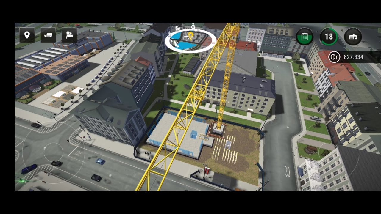 construction simulator 3 crane work