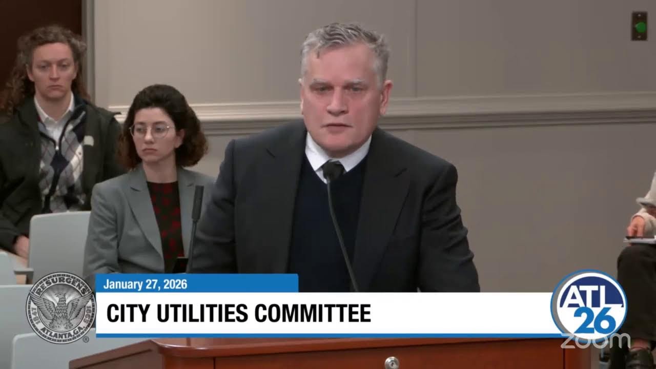 Atlanta City Council City Utilities Committee meeting: Jan. 27, 2026