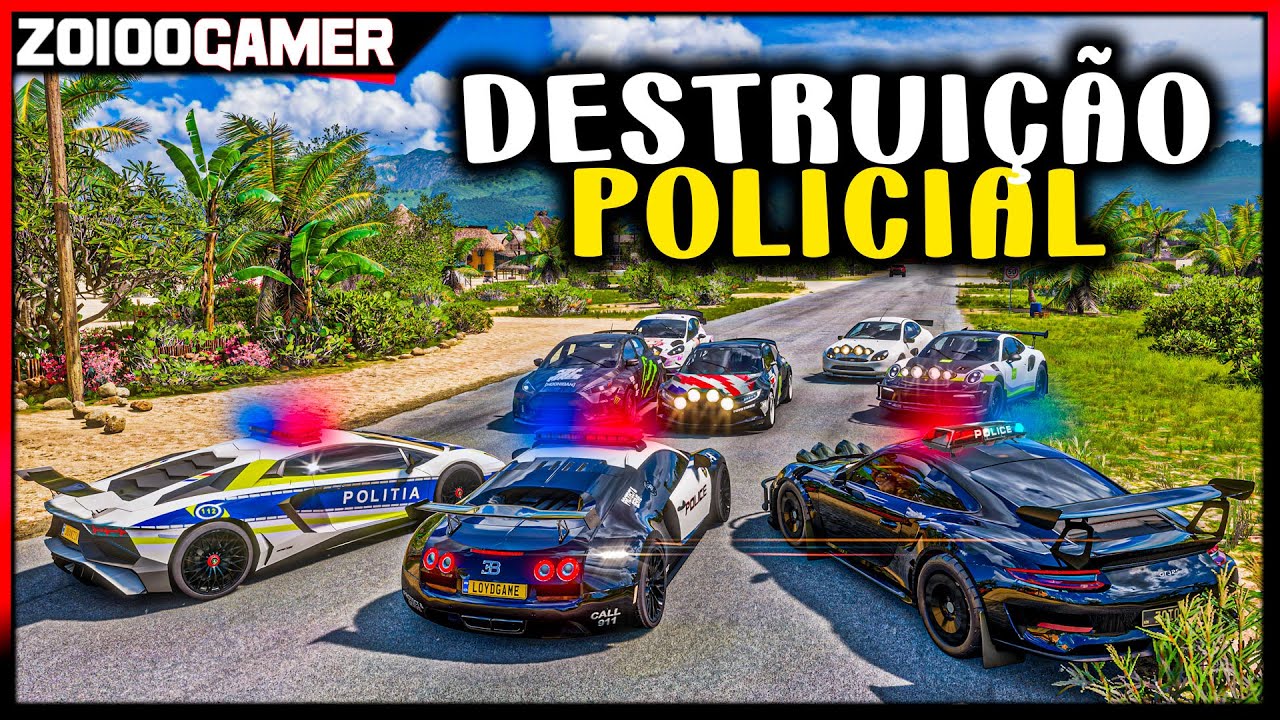 DERAM FUGA NA POLÍCIA? - FORZA HORIZON 5