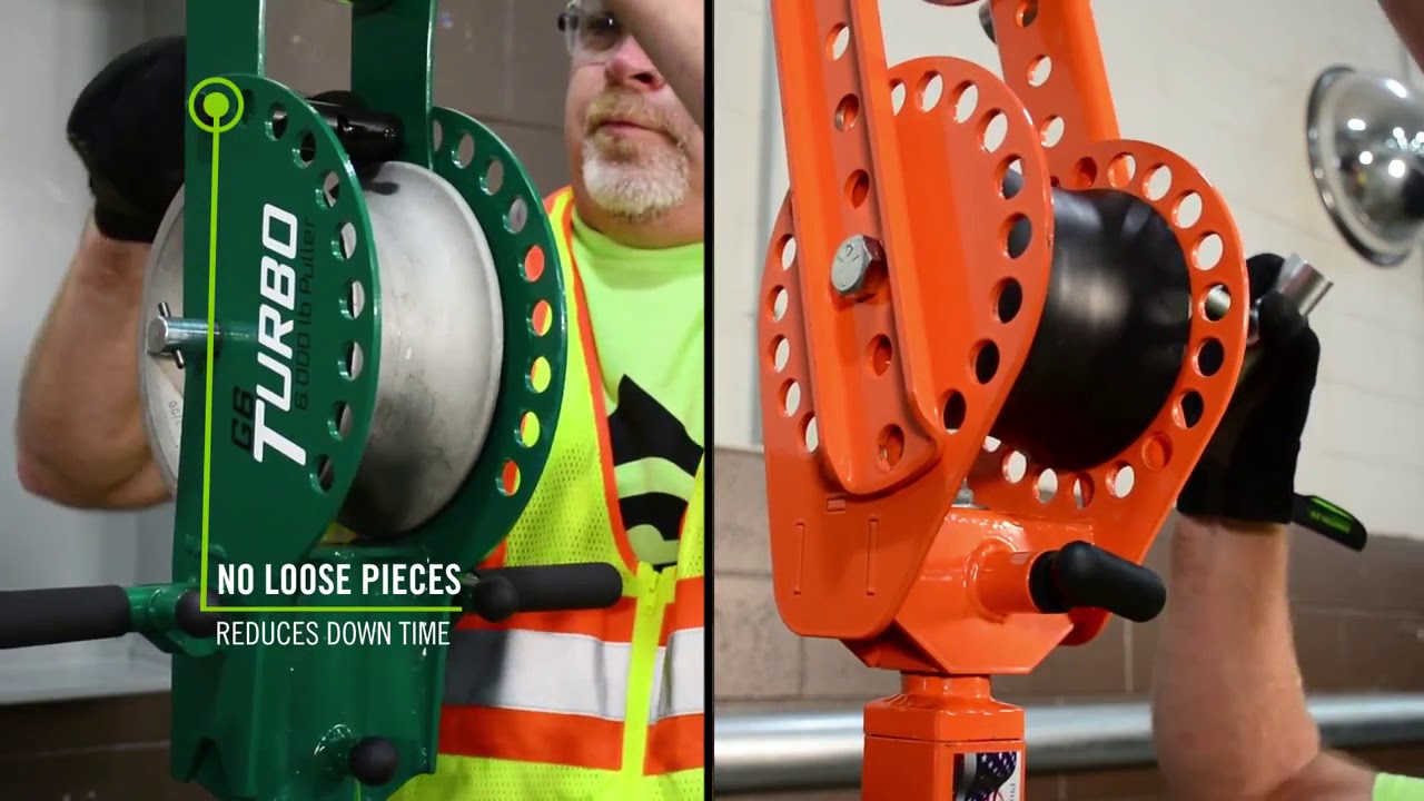 GREENLEE LATINOAMÉRICA Jalador de cables 6000 LB, G6 TURBO™