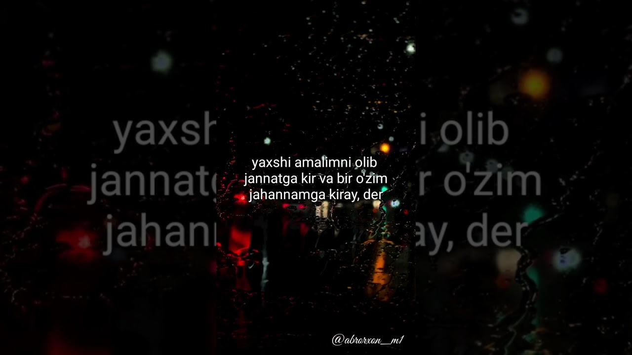 Shayx Abdulhamid Kishk ma'ruzalaridan