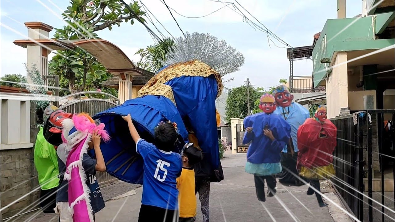 Ondel-Ondel Jatuh | Ondel Di Kejar Pasukan Bocil | Top Funny Video Best Comedy Big Puppets