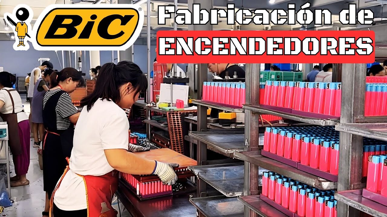CÓMO se HACEN MILLONES de ENCENDEDORES en la FÁBRICA🔥 | Así se FABRICAN los MECHEROS