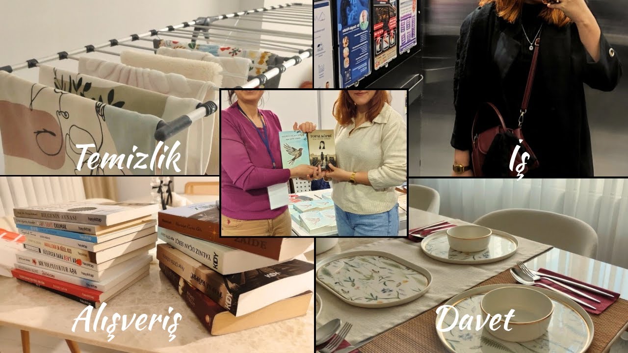 Sessiz Vlog | Kitap Fuarı | Yemek Daveti | İşe Başladım | Ekim-Kasım Derleme