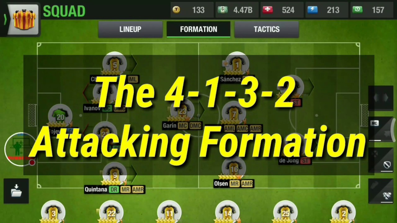 Best Formation in Top Eleven 2020 | Part 2 | The 4-1-3-2 Attacking Formation |