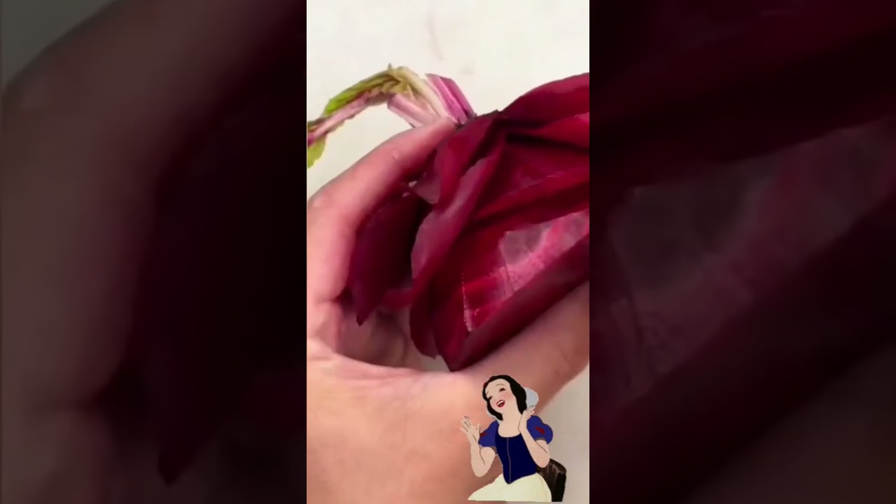 BETTERAVE  TRANSFORMEÈ EN ROSE 🌹 