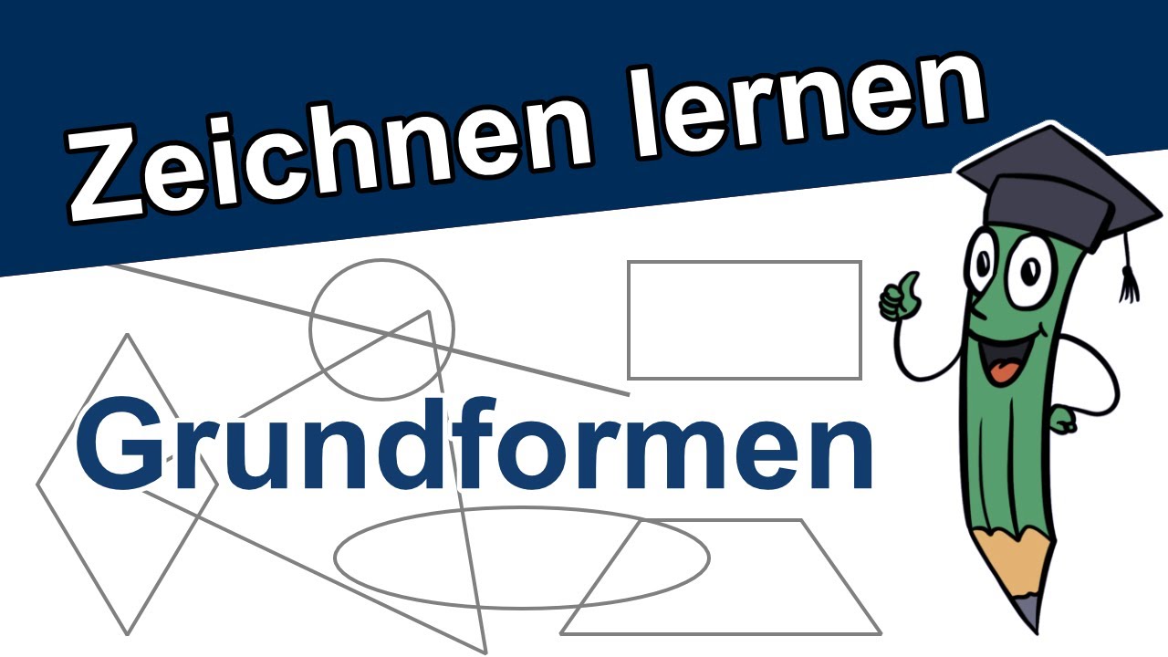 Grundformen zeichnen lernen - Zeichnen & Malen für Anfänger - Übungen zum Mitmachen | DrawTut