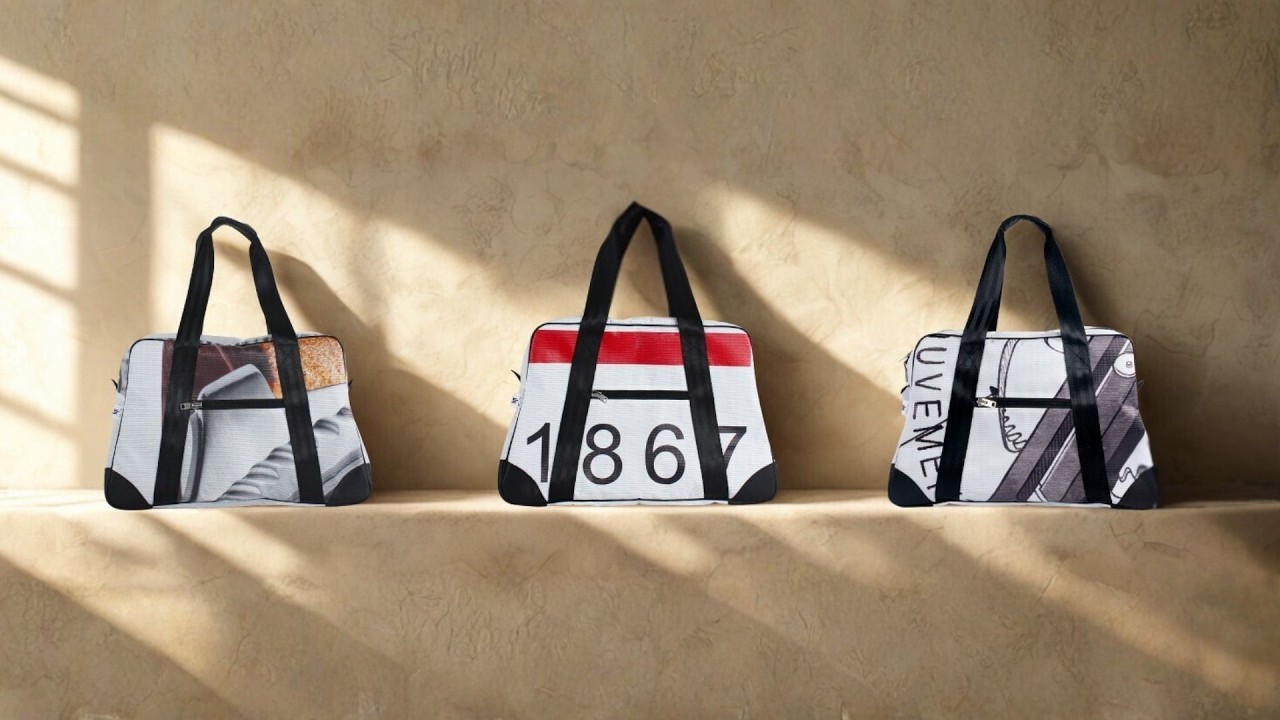 Sac de voyage LIP en b&acirc;che publicitaire - Collection &eacute;co-responsable | MONTRES LIP