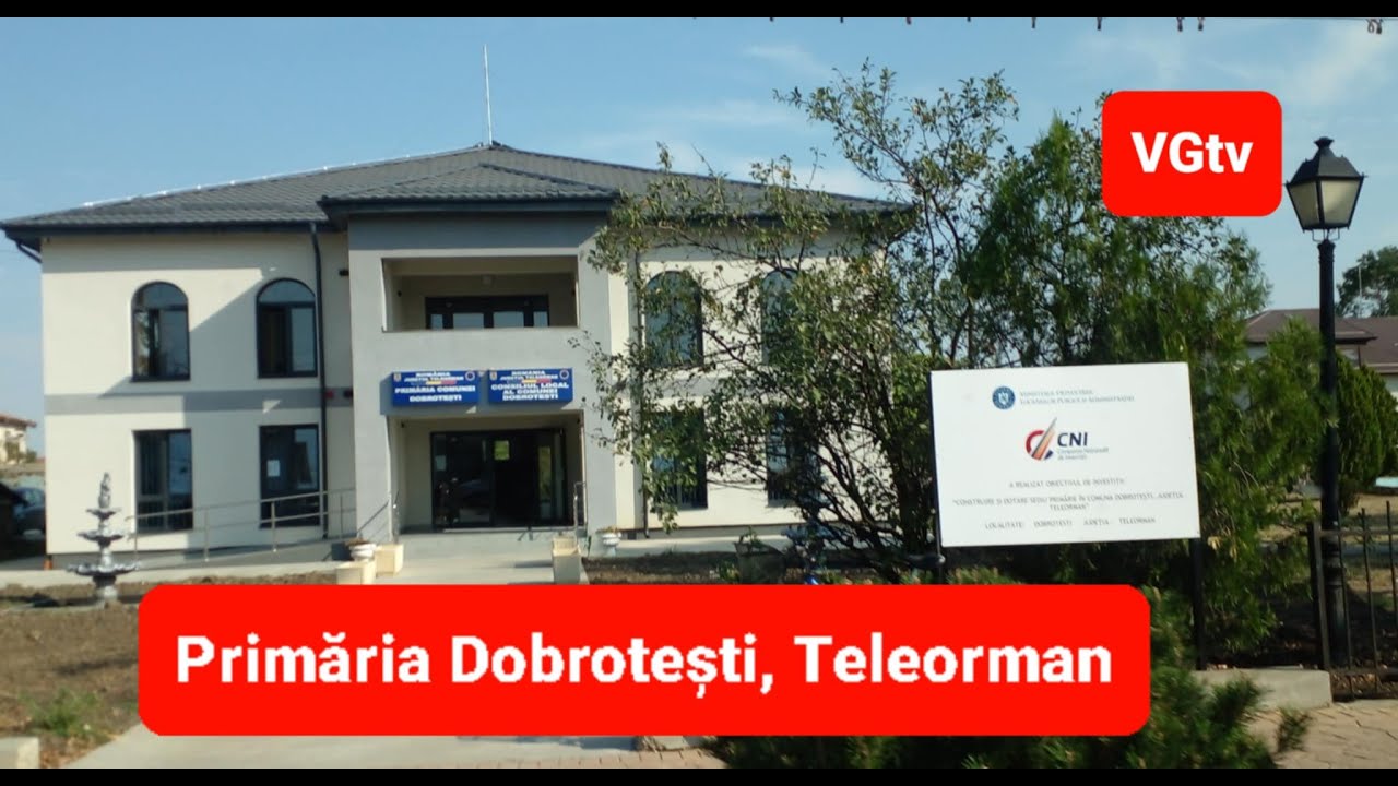 Teleorman. Dobrotesti, una dintre cele mai dezvoltate localități din cadrul GAL Vedea-Gavanu- Burdea