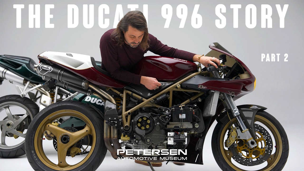 The Ducati 996 featured in Matrix Reloaded and its sisters - a motorcycle story of perfection!