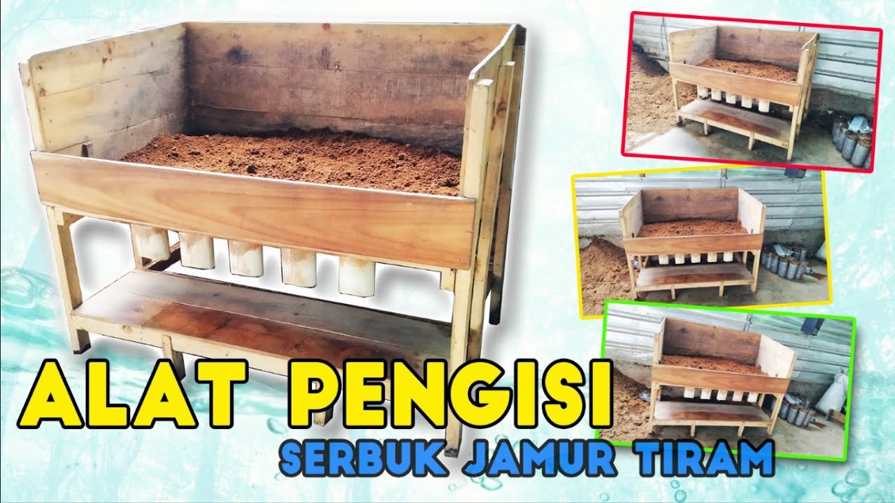 Pengisi Serbuk Baglog Manual - Press Baglog Jamur Tiram