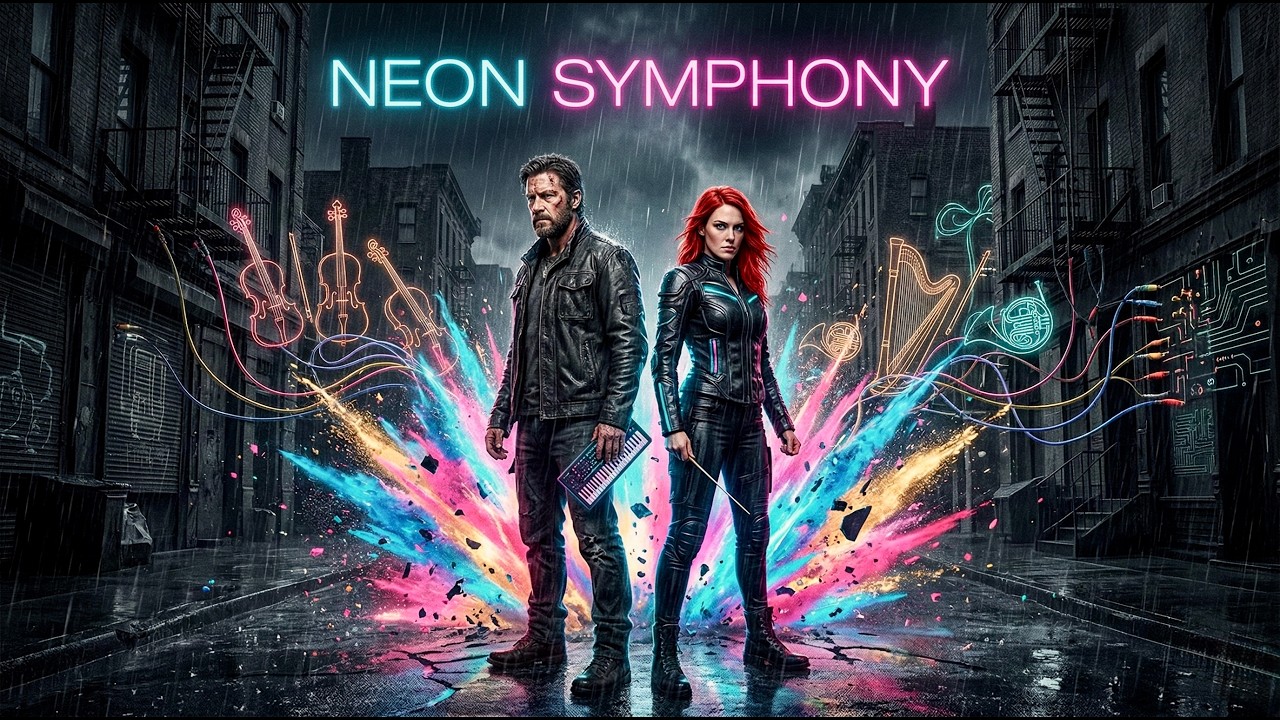 Neon Symphony - Defying Gravity | Modern ELO meets Heavy EDM Bass