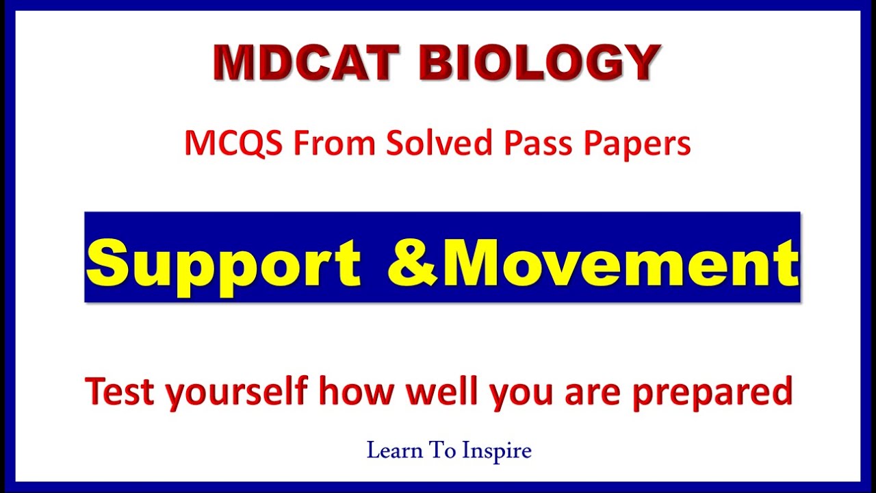 Chapter 16.Support and Movement, #NMDCAT2021,#MDCATBioMCQS #XIIBioMcqsLti,#MDCATBiologyQuestionBank,