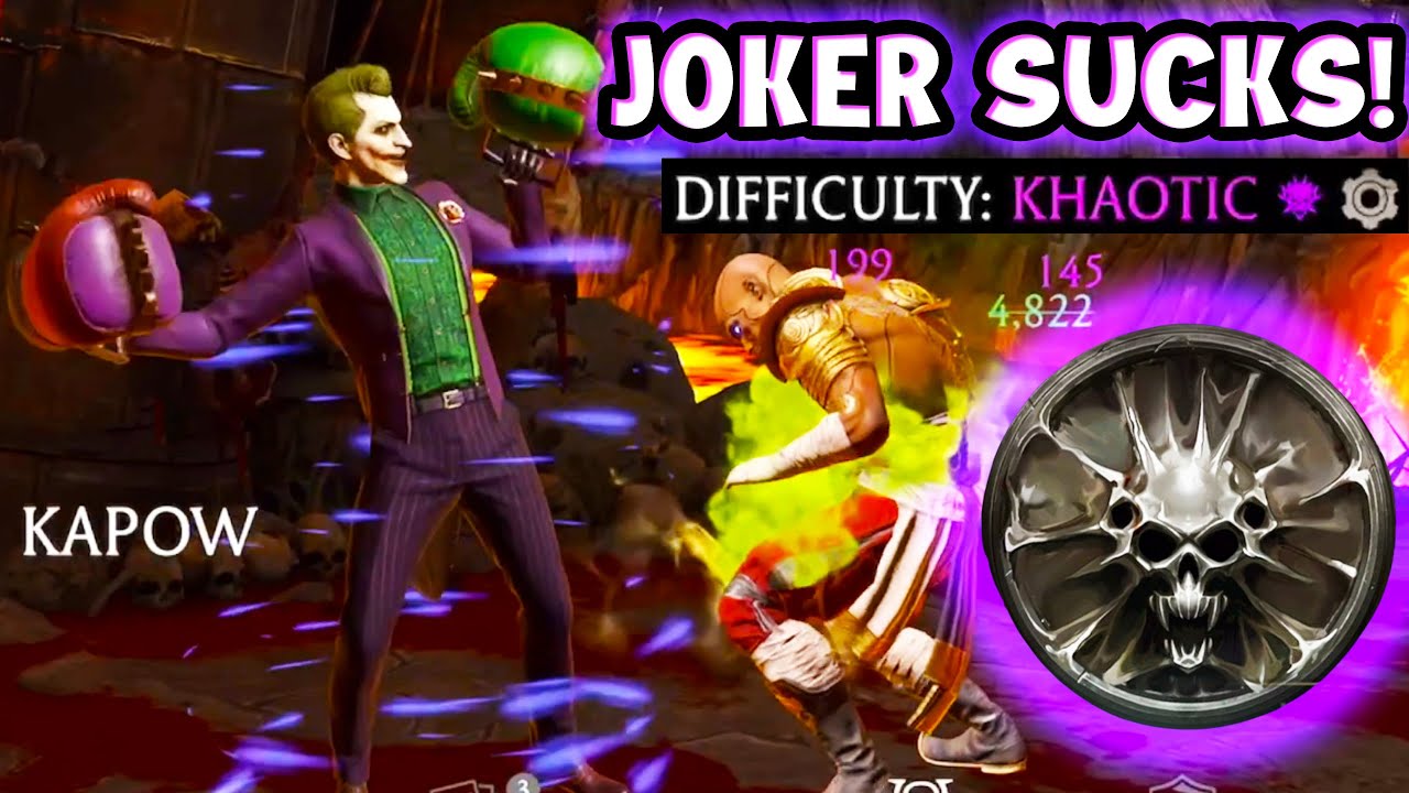 JOKER SUCKS in MK Mobile... This Khaotic Krypt Run Was HELL!