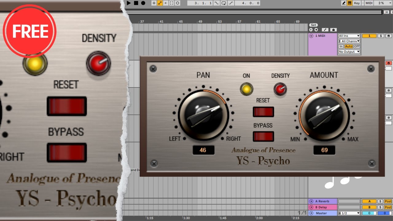 FREE VST Plugin YS - Psycho_v.1.0.0