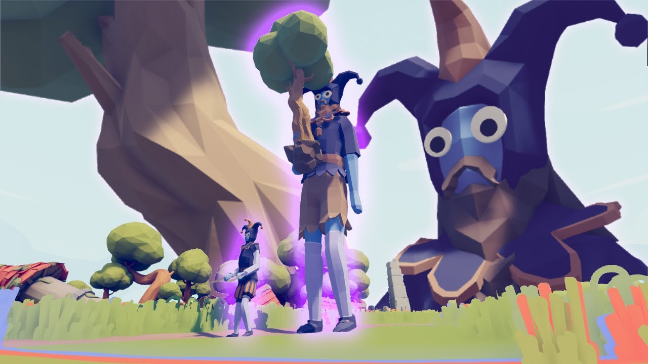 Tree Giant Jester vs Every Faction + Inferno Void Bobnus - TABS MODS Wild West Faction Update