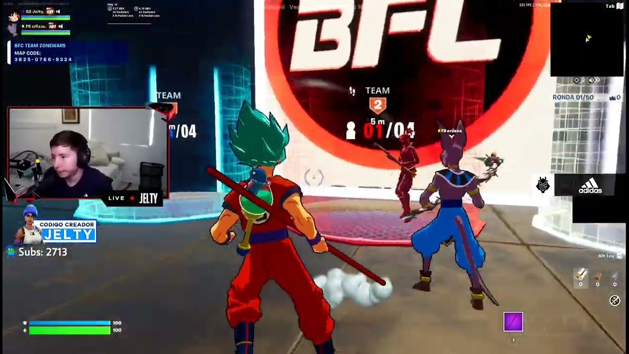 Jelty y Snacky VS Criizux y Andy 2VS2 ZoneWars