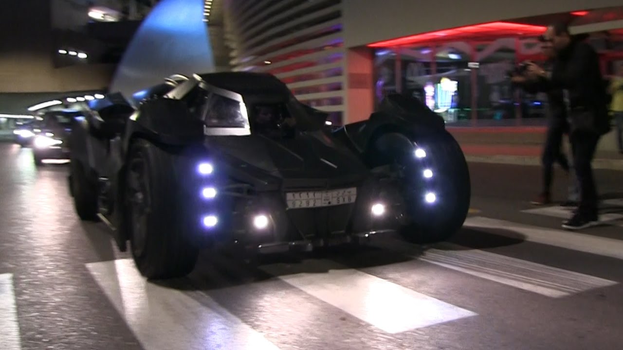 Seb Delanney and MR JWW driving the BATMOBILE in Monaco!