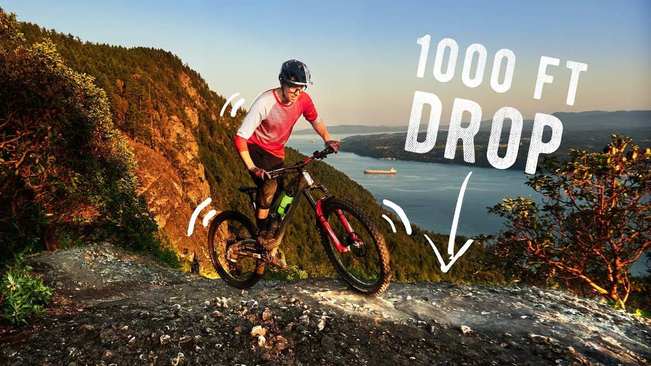 DON'T LOOK DOWN // Incredible mountain biking on Mt Tzouhalem