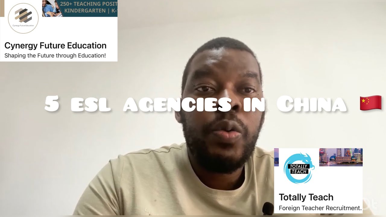Best 5 esl job Agencies in China 🇨🇳/ WeChat & LinkedIn #eslteachers in China 🇿🇦