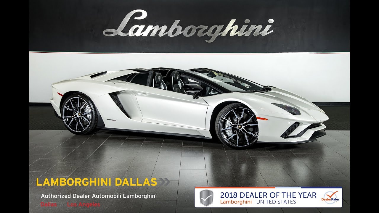 2019 Lamborghini Aventador S Roadster Balloon White 19L0113