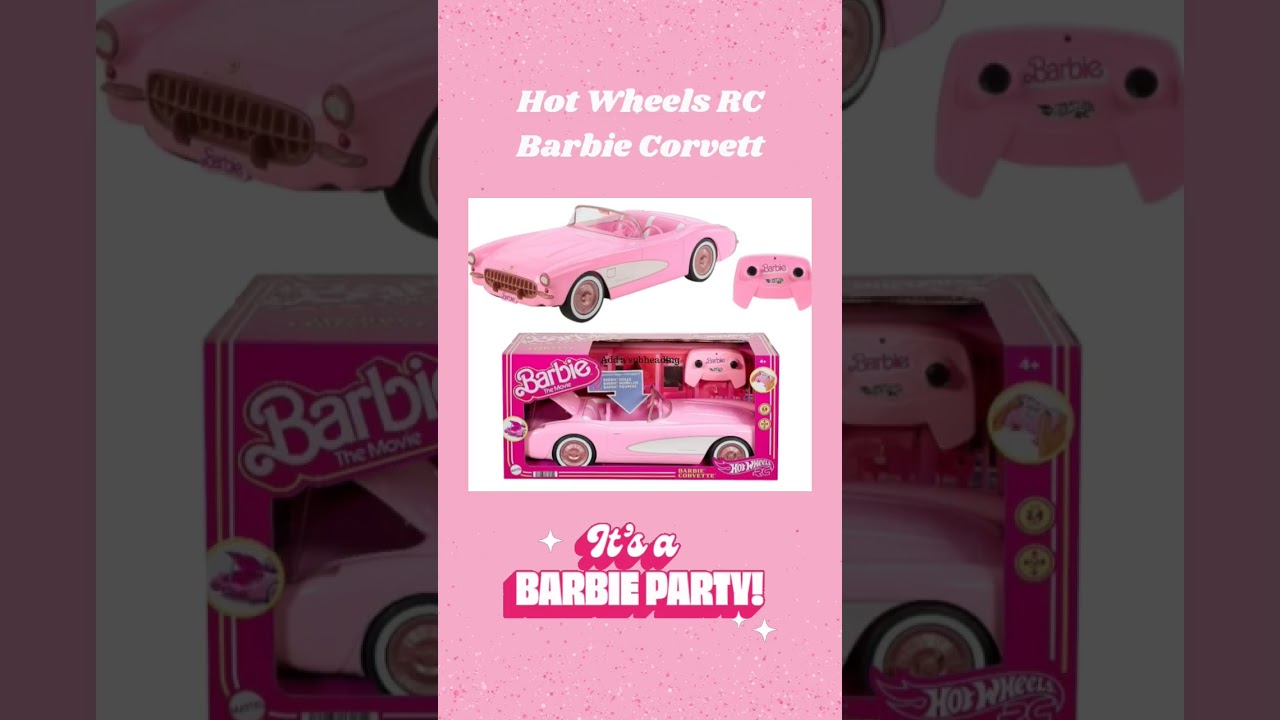 Amazon - Hot Wheels RC Barbie Corvett - check it out 👉  