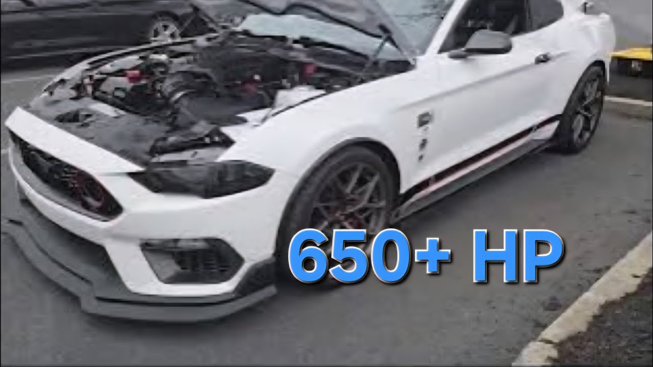 UNDER THE HOOD   MODIFIED FORD MUSTANG MACH 1 5.0L V8 Supercharged #Ford #Mustang #Mach1 #s550