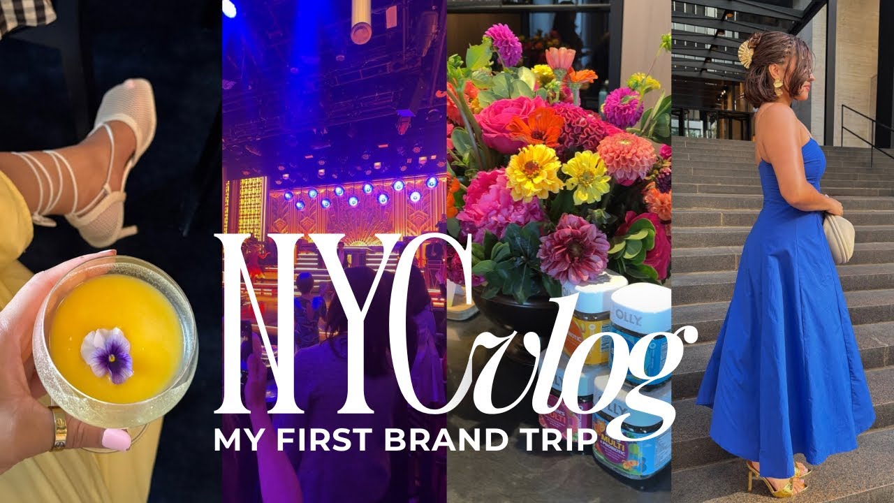 NYC VLOG| My First Brand Trip EVER + Broadway Show + Mom’s Wellness Weekend + God is so Kind! 