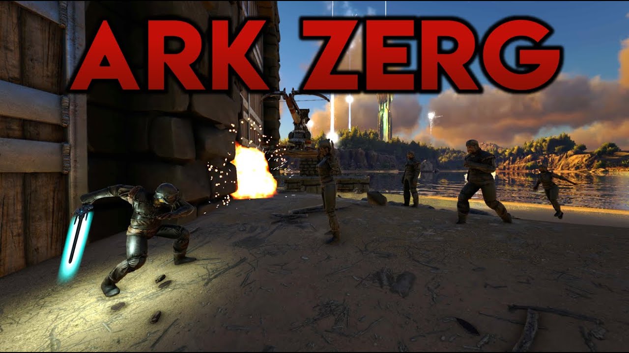 Leading A Great ZERG on the Weirdest Tribe In Ark...